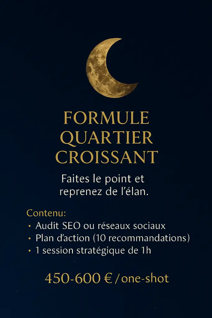 formule quartier croissant